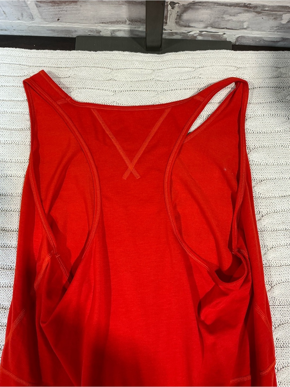 Lucy Red Racerback Tank Top - Picture 3 of 4